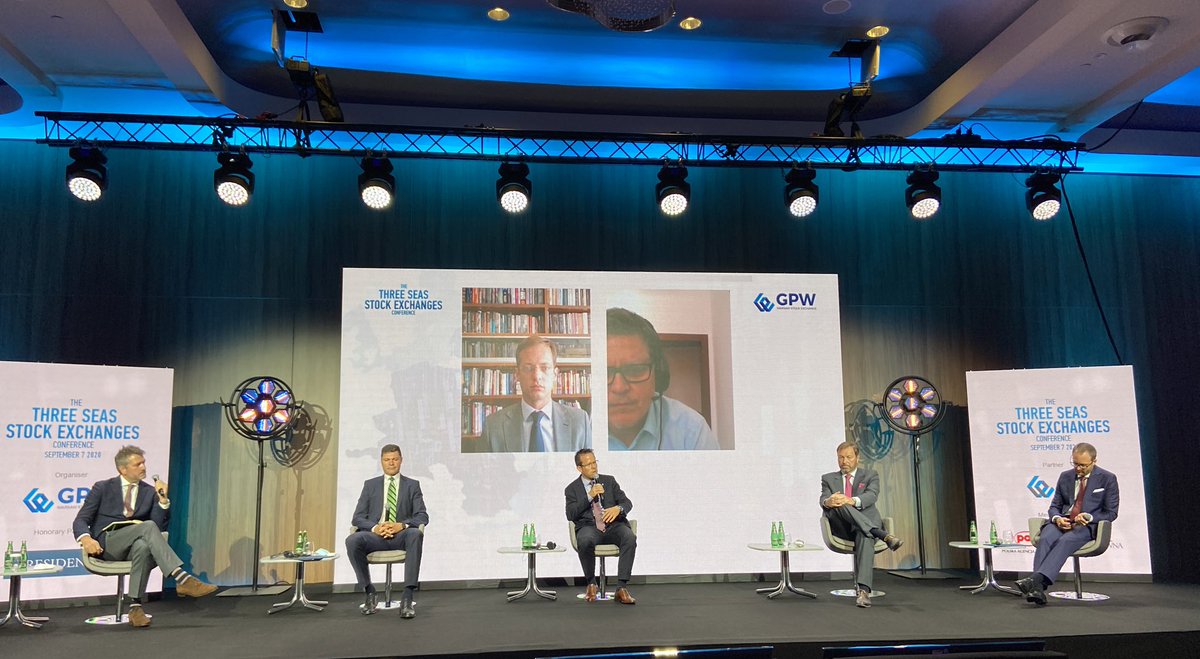 GPW_WSExchange's tweet photo. 🔛 #ThreeSeasStockExchange Conference in Cracow with
@prezydentpl @AndrzejDuda
@BVB_Ro
@prazskaburza
@LJStockExchange
@bud_exchange
#BCPB
@DGPrawna
@PAPinformacje
@PAPBiznes
Live streaming PL: https://t.co/hBZAIxubWF
Live streaming ENG: https://t.co/4Cf9RZmNDT
#live #nażywo https://t.co/KcKCqMiLge