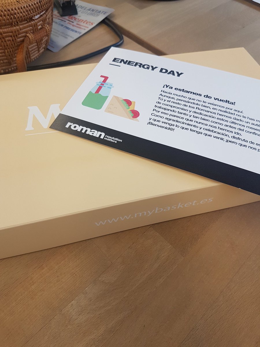 RaposoTamara's tweet photo. Hoy en @RomanReputation también  arrancamos temporada. Volvemos a la ofi y lo hacemos con un buen desayuno y todas las medidas de seguridad. #Roman #ReputationMatters #Romanos #EnergyDay https://t.co/33iviMhuqB