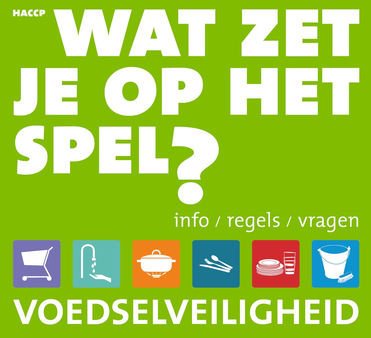 Educatie in spelvorm gericht op hygiëne en voedselveiligheid in kleinschalige woonvormen.
“Wat zet je op het spel?” is volledig afgestemd op de laatste Hygiënecode voor de voedingsverzorging in woonvormen.
Informatie, kijk watzetjeophetspel.nl of bel Geru Timmers 06-53634304.