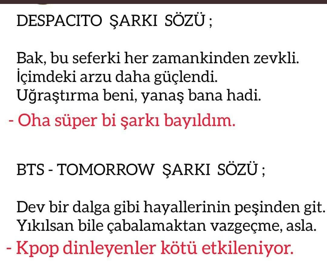ABts7a's tweet photo. Siz büyümedi iz galiba yanlış hangisi doğru hangisi farkedemiyorsunuz 😏 #kpopyasaklanmasın #yongikatildegil https://t.co/m07nShdN3j