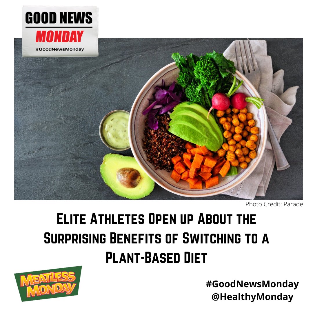 PARADE Magazine caught up with some stars from The Game Changers to hear about how they make plant-based work and how it looks like for them. #GoodNewsMonday #MeatlessMonday

ow.ly/KyQh50BitNs