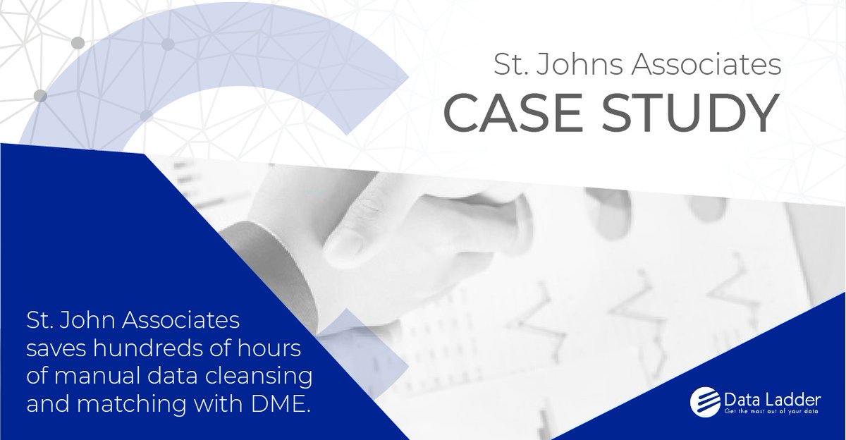 DataLadder's tweet image. After testing several competitive solutions, St. John Associates settled on DataMatch Enterprise as their tool of choice. A key factor in the decision was the user-friendly, point-to-click interface. dataladder.com/st-john-associ… #dataladder #datamatch #organization #singlesource