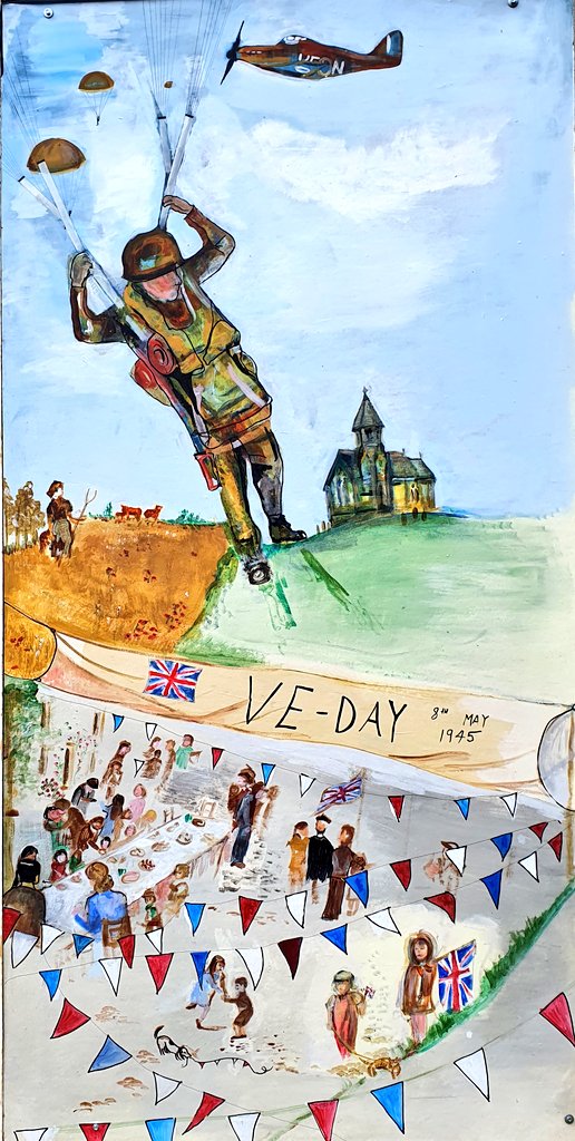 Just some of the amazing murals created by Alison Bell and the rest of the village - unveiled this weekend to raise funds for our church rebuild. 

Come &amp; discover 800 years of our village history.

See Alison talking on last night's <a href="/BBCLookNorth/">BBC Yorkshire</a> bbc.co.uk/iplayer/episod…