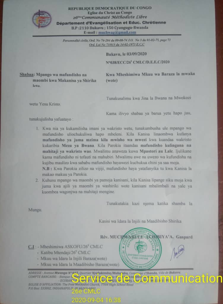 au_libre's tweet photo. SERVICE DE COMMUNICATION
Someni Baruwa hapo chini Kuhusu mpango wa mafundisho na maombi.
Communicateur wa Ofisi ya Shirika https://t.co/rMNOg8aGNM