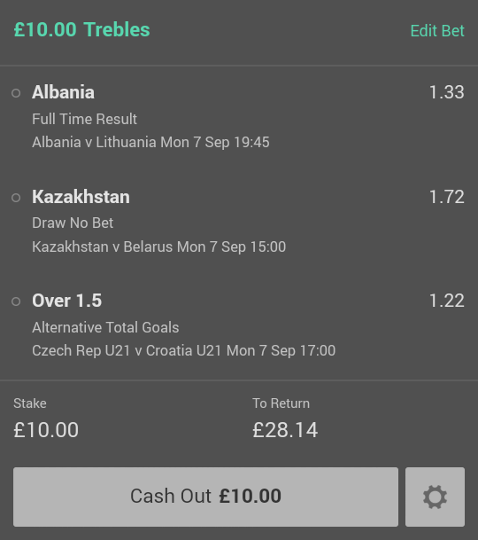 BetsCrystal's tweet image. ⚽⚽ Monday 'Treble' ⚽⚽

Our action kicks off in Kazakhstan at 3pm today as we are aiming to get our 3rd win on the spin 🙏🙏