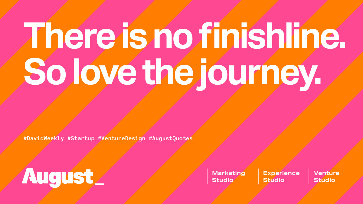 mahesh_patil's tweet photo. There is no finish line. So love the journey.
#DavidWeekly #Startup #VentureDesign #AugustQuotes #MondayMotivation #Quotes https://t.co/MQIgvZ5ogw