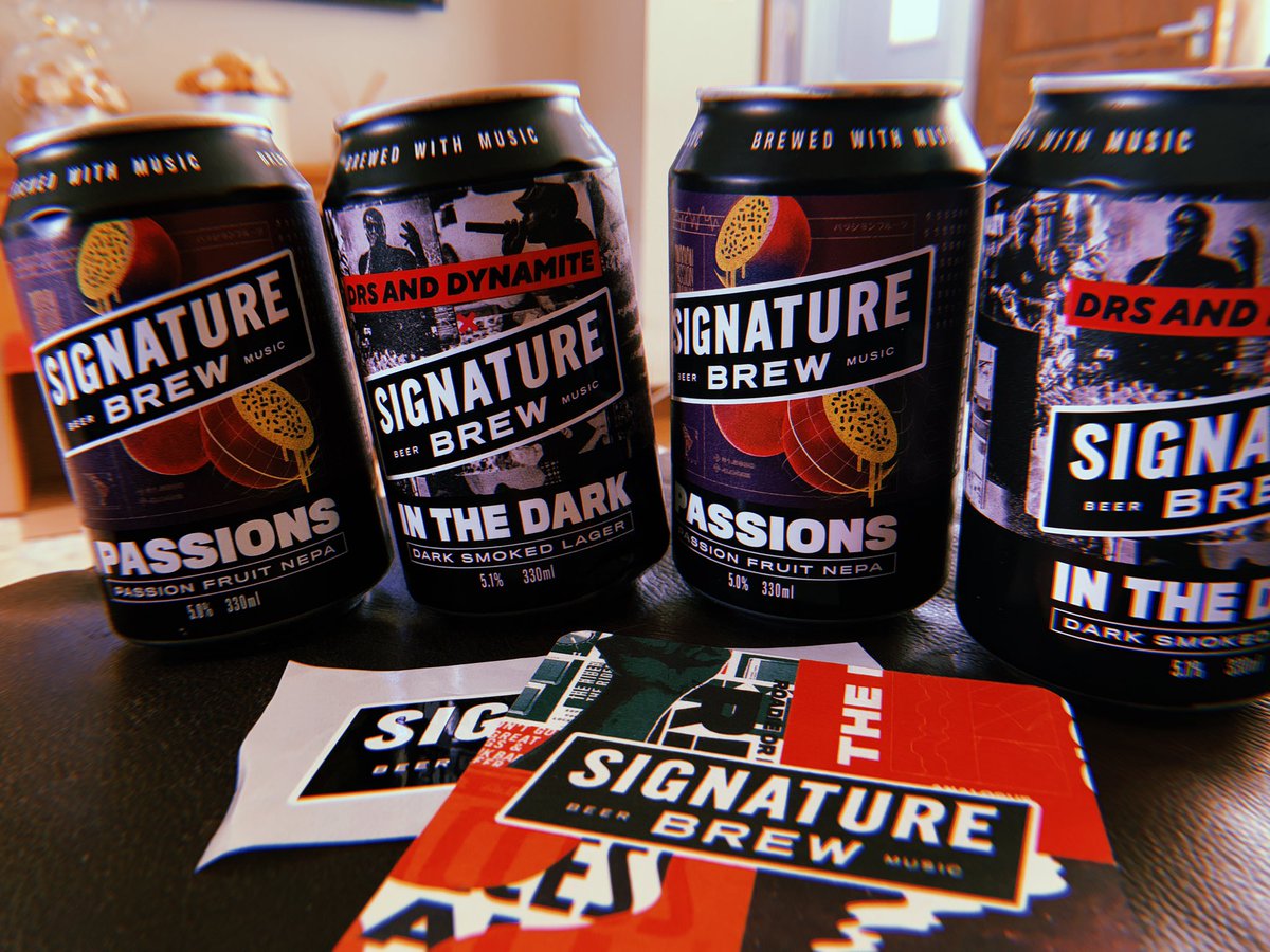 alfiebsmith's tweet photo. .@SignatureBrew have dropped a beer with @MCDRS & #DynamiteMC, along with a Passion Fruit Pale Ale! 🤪 #craftbeer https://t.co/5q1ZU91Yuw