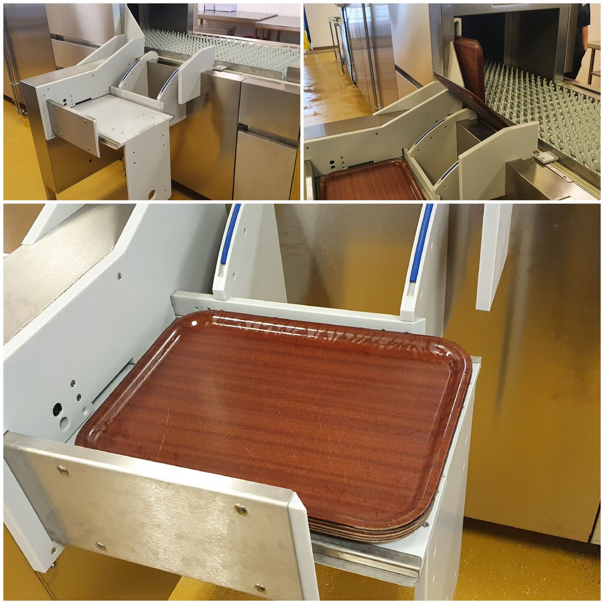 This Bad Boy successfully installed and trained by <a href="/HobartUKWW/">Go to @Hobart_UK for our updates</a> at a MOD base.
#TwinLine
#Trays
#LabourSaving
#CleanDishes 
#HappyStaff
#HappyRecruits