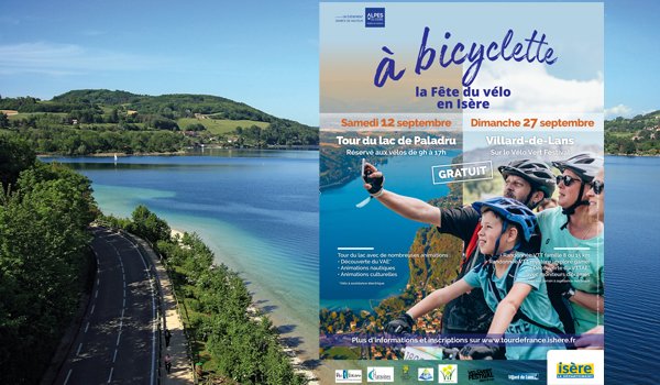 CDIsere's tweet photo. Le 12 sept, le tour du Lac de #Paladru est entièrement réservé aux #vélos ! 
🚲🧘‍♂️⛵️ Profitez du calme du lac sans voiture, entre 9h et 17h.  Nombreuses animations gratuites et encadrées : VTT électrique, Paddle, Aviron, Voile, Yoga-Paddle...
Infos : https://t.co/0nL0cANfFS https://t.co/5S6LM6uG38