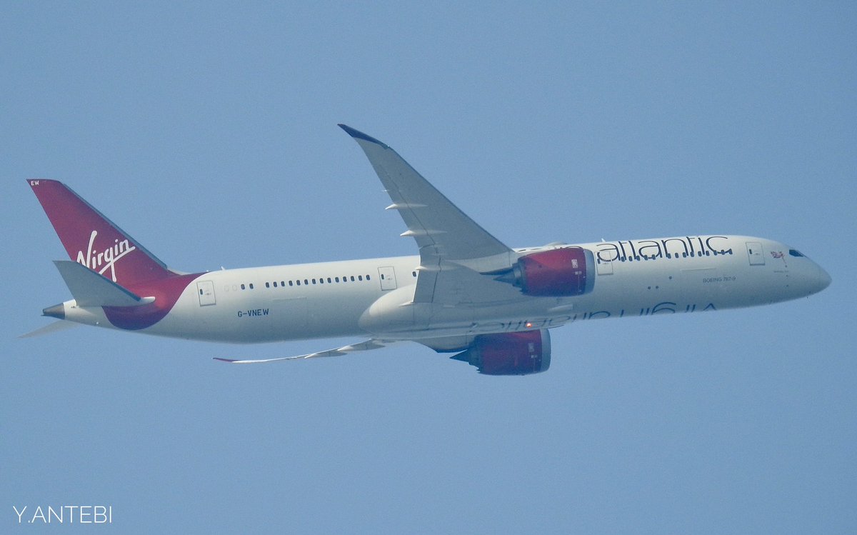 ace_pio's tweet photo. Today @VirginAtlantic resumed service to #TelAviv, arriving with the beautiful #GVNEW #LadyStardust (much prefer the #B789 over the #A333) 
Here they are departing #TLV this morning #VirginAtlantic #avgeek #planespotting #beaconshot https://t.co/wdvx4hdcgW