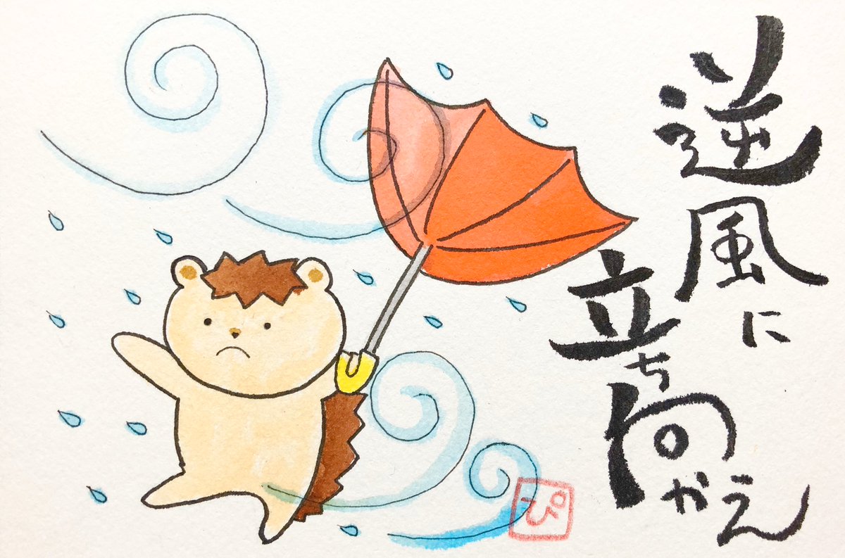 P_chanchallenge's tweet photo. 9月7日

今日は台風の影響で風の強い日でした🌪九州の方の被害が心配です😢

#ハリネズミ
#逆風に立ち向かうハリネズミ
#台風10号
#83日目 https://t.co/NVkv6BSFLd