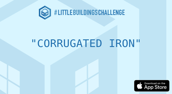🏠 This week's #LittleBuildingsChallenge: "Corrugated iron". Download the app today at apps.apple.com/us/app/little-… and share your creations with us!