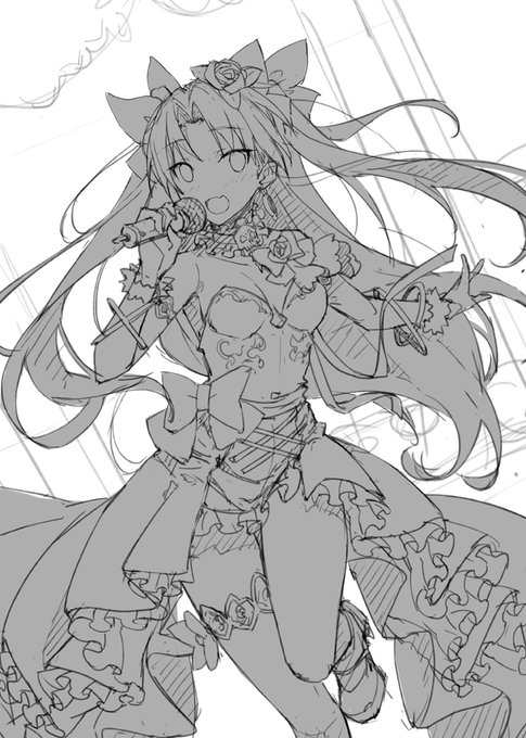 エレシュキガルのラフ(アイドルver.) 
