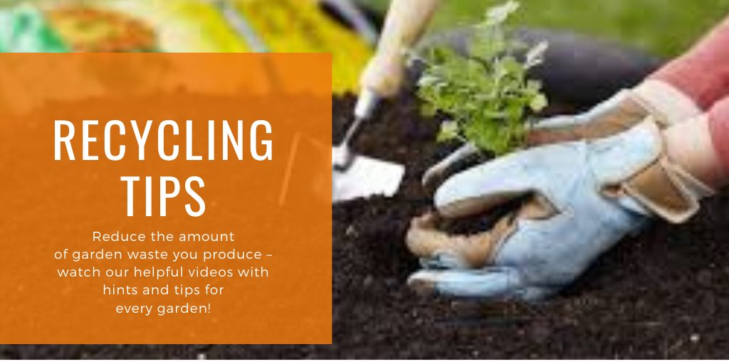 RECYCLING TIPS: Reduce the amount of garden waste you produce – watch our helpful videos with hints and tips for every garden! #Reduce #Reuse #Recycle #BOOK YOUR SLOT  bit.ly/37MCqzi