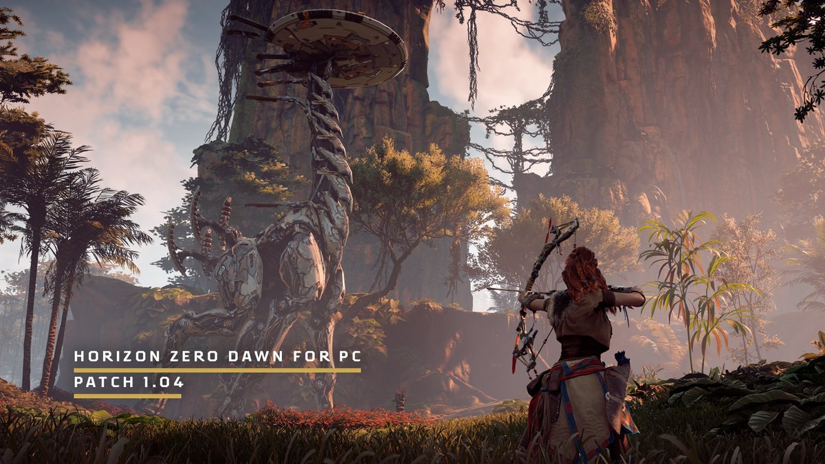 Для ПК-версии Horizon: Zero Dawn вышел патч 1.04