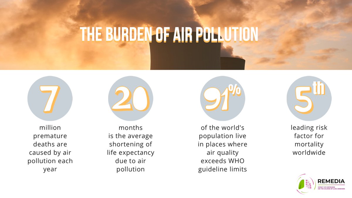 According to the <a href="/HEISoGA/">State of Global Air</a> 2019 report, #AirPollution is the 5th leading risk factor for mortality worldwide and reduces life expectancy by 20 months

#CleanAirForAll #WorldCleanAirDay (2/6)