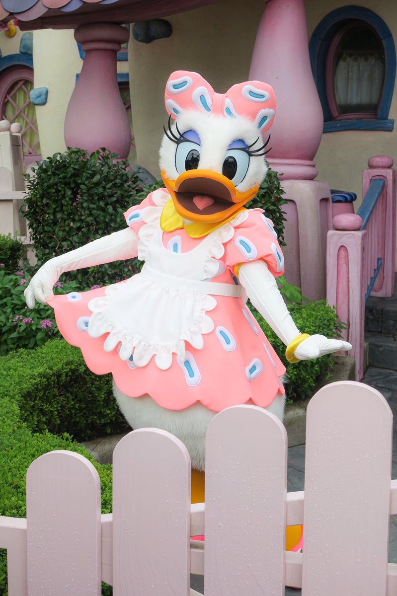 陸と海のデイジー！ エプロンちゃん、背景が家っていうのはコスに合う