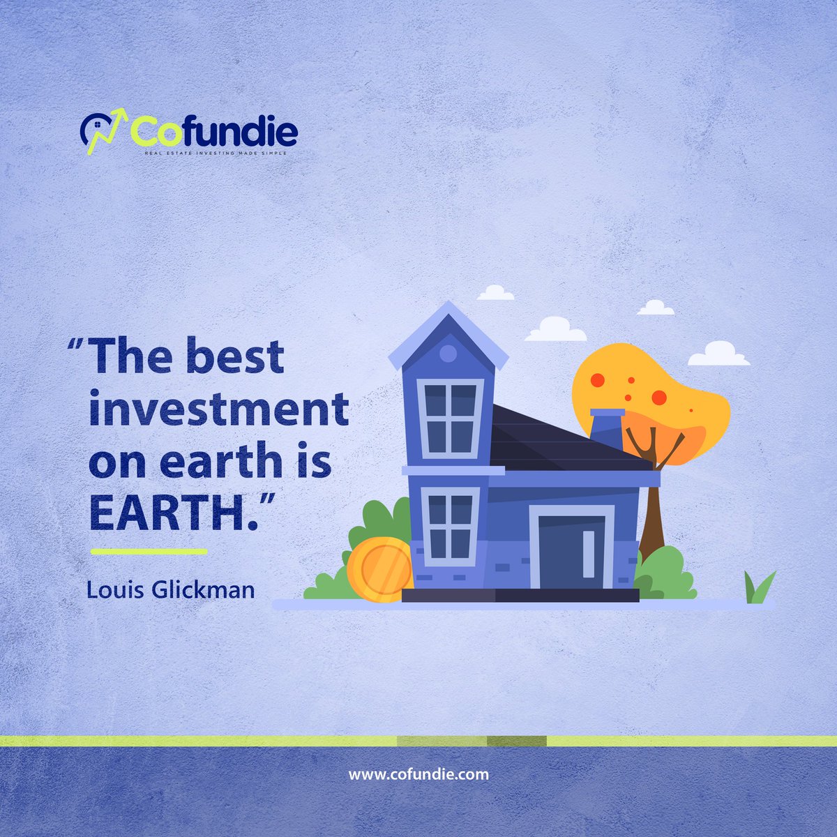 cofundie's tweet photo. Real estate remains an imperishable asset to which there is no disadvantage and investing in it is definitely the wisest use one can make of their wealth.
#CoFundie #RealEstate #Investment #YourWealthBuildingPartner #property #propertyinvestment https://t.co/IRPAuHkjdS