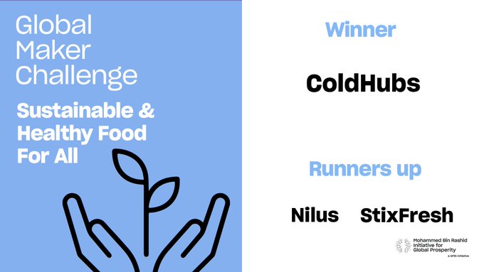Coldhubslimited's tweet photo. @ColdHubsLimited is the WINNER of this year’s #GlobalMakerChallenge Innovation for Peace and Justice category.
Thank you @Make4Prosperity
thank you everyone who has been with us.
#ColdHubsLimited
#Make4ProsperityWeek
#Innovation
#MondayMotivation https://t.co/SykTU1lWkG