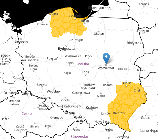 IMGWmeteo's tweet photo. Na płd-wsch obowiązują jeszcze ostrzeżenia o intensywnych opadach. Do tej pory najwyższy opad zanotowała stacja #Bezek, 14,6mm.
W woj. pomorskim możliwe są burze z opadami do 20mm i porywami do 80km/h.
A temperatura o 12:00 wynosiła od 11°C w #Zakopanem do 19°C w #Opolu.
#IMGW https://t.co/yt6QA5WRX8