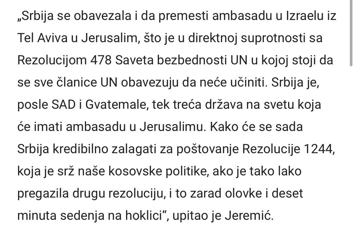 TatjanaBasevic's tweet photo. Bye UN, Bye res. 1244 
Cestitam scenaristi. https://t.co/Ld9p0GXZ4Q