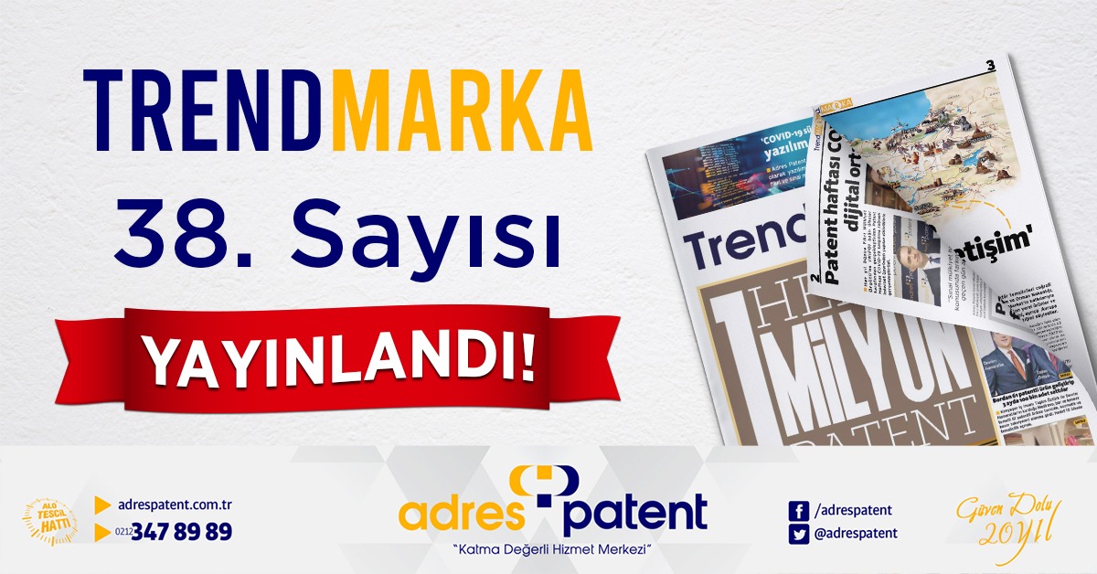 adrespatent's tweet photo. Trend Marka 38. Sayısı Yayınlandı...
Okumak için 👉 https://t.co/6m5KntC3f3
#trendmarka #adrespatent https://t.co/QP1GiBIddA