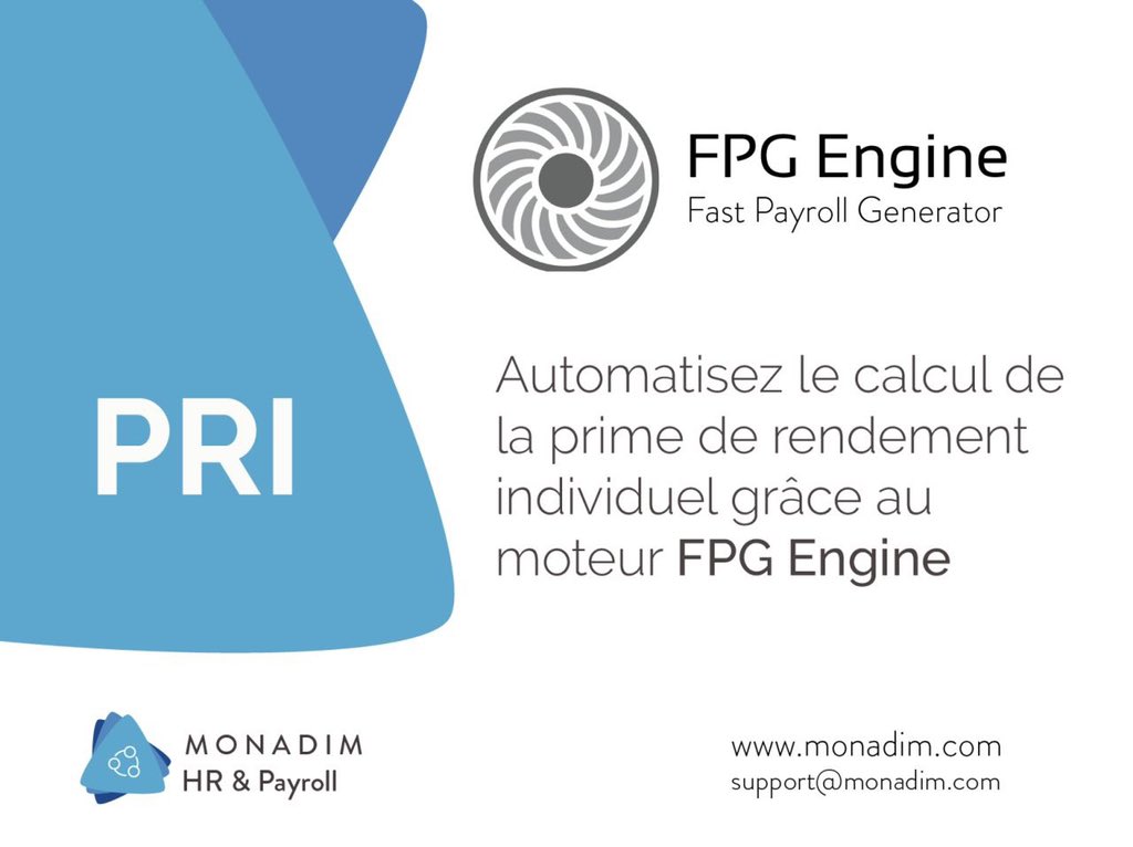 MMoukneche's tweet photo. ادرجنا في محرك #FPG_Engine معالج اوتوماتيكي يقوم بحساب #منحة #المردودية #الفردية #PRI وهذا عن طريق خوارزميات تتابع فعالية الموظفين باستمرارية. للعلم، تعتبر منحة #PRI احد اكبر #المشاكل لدى المؤسسات الجزائرية حيث يصعب حسابها لحد الساعة بطريقة موضوعية. #Cloud #IoT #AI #5G https://t.co/FFDD5Gz0cg