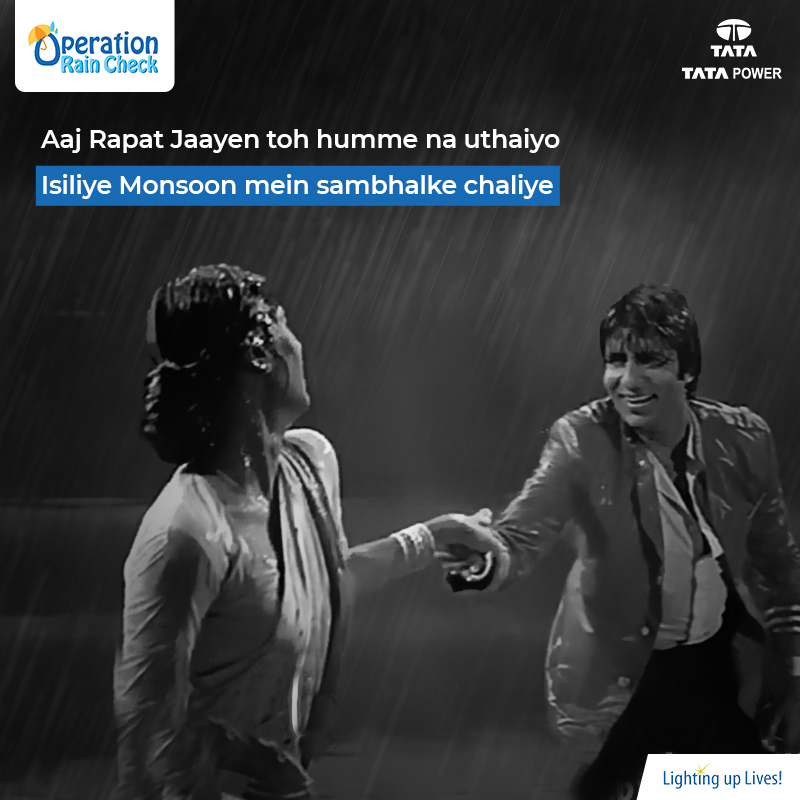 TataPower's tweet photo. The Monsoon rains cause the roads to be slippery. Make sure when that while driving/riding you follow speed limits and be careful. #ThisIsTataPower #OperationRainCheck #Monsoon #MumbaiRains https://t.co/7Hucotb0rV