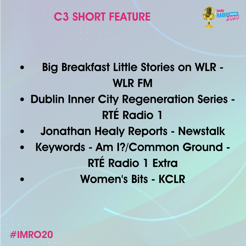 kclr96fm's tweet photo. ⭐️Yeah so we are nominated for three @IMRORadioAwards ⭐️
Congratulations to the guys involved in putting these together, we're delighted!
#imroawards #radio #awards #carlow #kilkenny https://t.co/1VC20EPhsR