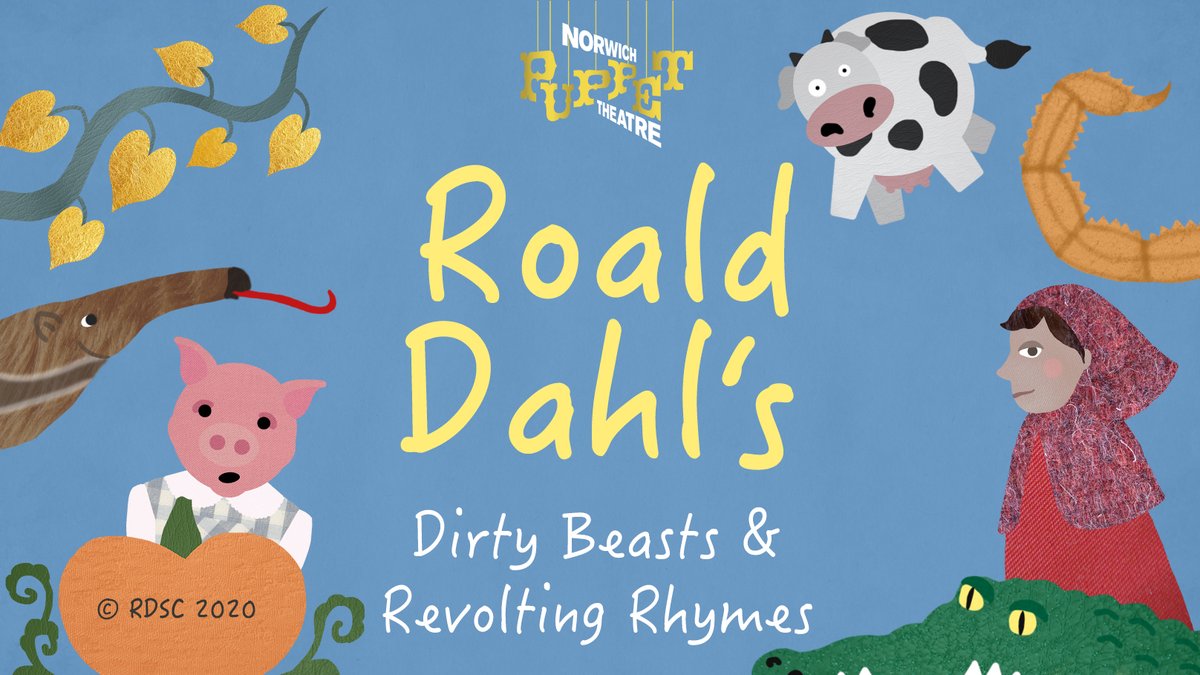 Our friends <a href="/norwich_puppet/">Norwich Puppet Theatre</a> are releasing performances of Roald Dahl's fabulously funny poems on their YouTube channel every week until October half term. Go and show them some love: bit.ly/NPT_online_pup…