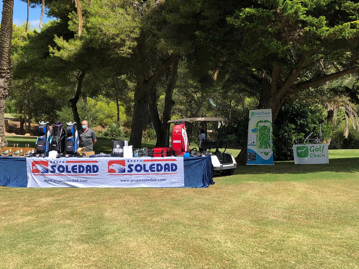 GolfChainGolf's tweet photo. ¡El XXII Circuito de Golf del Grupo Soledad sigue su ritmo y nosotros/as seguimos con ellos!

¡Aún estáis a tiempo de disfrutar de nuestra promoción SOLEDAD y conseguir un carrito eléctrico!
Más información aquí 👇
https://t.co/1KVKqJ5VXT 

 #golf #gruposoledad  #golfespaña https://t.co/U3b7AArx1S