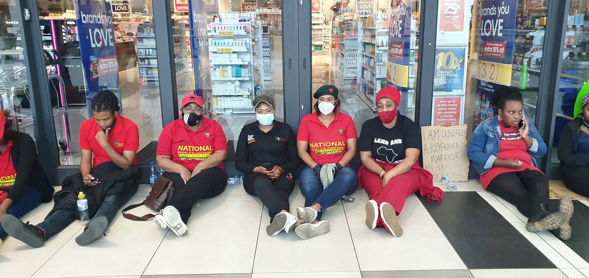 DrSuzaneff's tweet photo. At Clicks in Menlyn Mall with TG @OmphileMaotwe with Cmrs @MathibeRebecca @LeighMathys https://t.co/rPi4GMRZAY