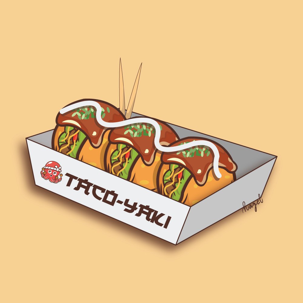 hazelartworks's tweet photo. Taco-Yaki anyone?
My entry for "What's on the menu?"
#fallartbash2020 https://t.co/yj9116cFvZ