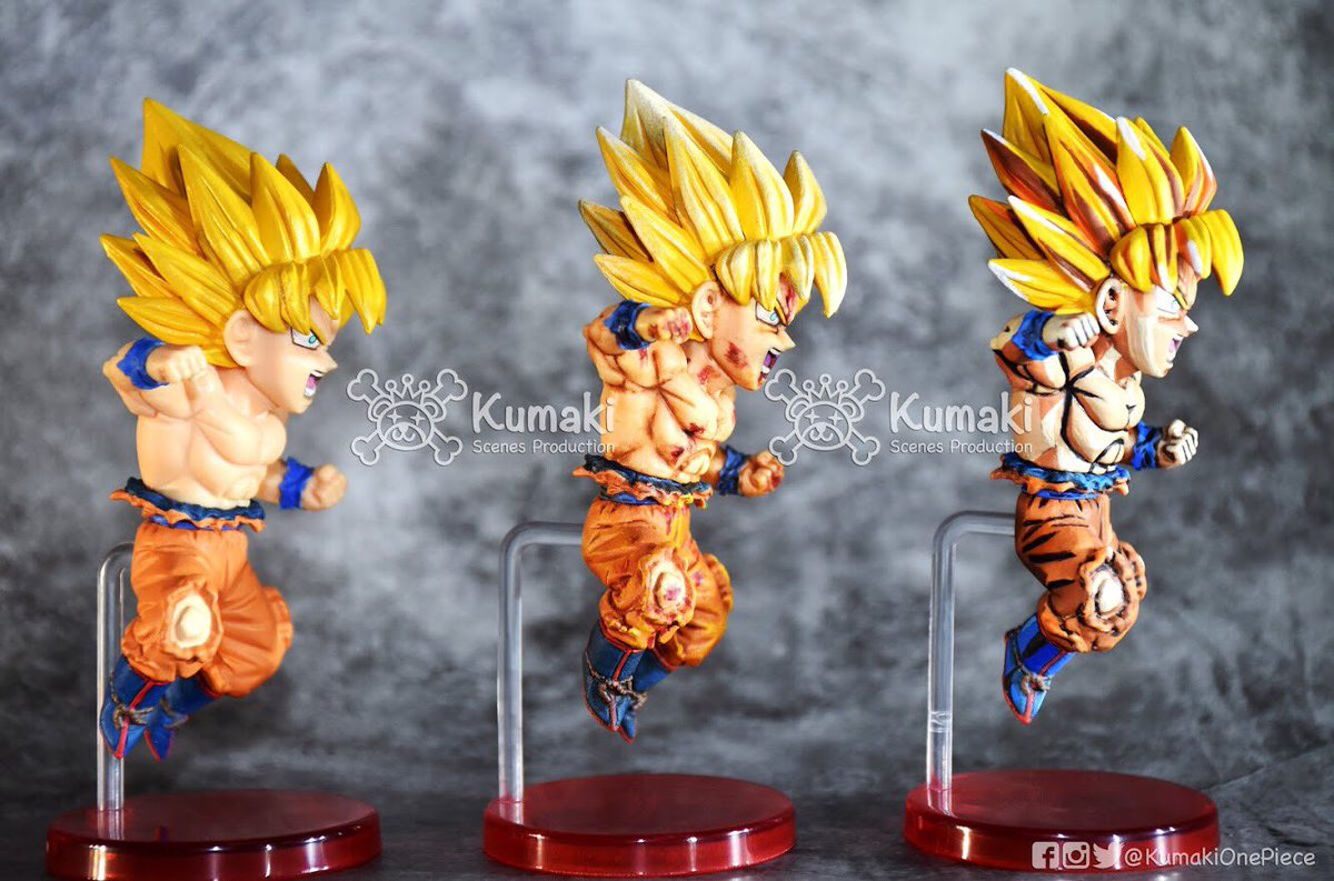 kumakionepiece's tweet photo. #孫悟空 #二次元塗装 
絵画図なしと比較💛
#ドラゴンボール #dragonball #dragonballz #ドラゴンボールz  #SonGoku #孫悟空wcf #SonGokuwcf #孫悟空改造 #SonGokuCustom #二次元彩色 #2D #二次元 #アニメ塗り #漫画色 #漫画風 #リペイント #Repaint #フィギュア #Figure #2Drepaint https://t.co/JBN7pqRtMb