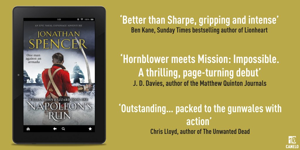 Craig_Lye's tweet photo. 🚨Calling #histfic bloggers🚨 Haven't checked out #NapoleonsRun by @JSpencerAuthor yet?
Check out these reviews from @BenKaneAuthor, @quintonjournals and @chrislloydbcn
Available now from NetGalley https://t.co/uh7L8zccXY or DM me for more info https://t.co/Nnc1c0cgi3