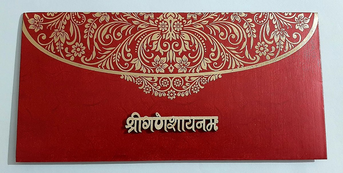 ibigifts's tweet photo. Designer envelope with laser cut s
Shri Ganesha sticker.
#envelop #envelopes #giftenvelopes #crafts #arts #invitation #shagunenvelopes #imdia #delhi #hapur #gifts #ibigifts #Hinduism #ShopSmallUK #papercraft #fashion #giftideas #moneyenvelopes https://t.co/bLCgcxEGBb