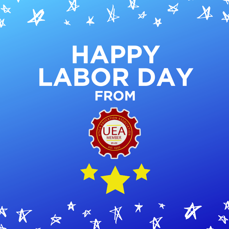 UticaTeachers's tweet photo. We hope you have a safe, happy and FUN Labor Day!
#uticaproud #UEAProud https://t.co/nbN46CYiPD