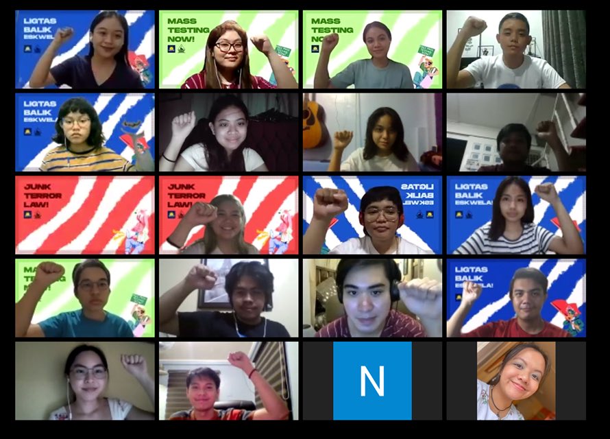 PSMalate's tweet photo. Pagpupugay sa mga benildyanong naka-isa sa ating #FroshDayFight online rally! Kaya naman tuloy tuloy ang panawagan natin para sa karapatan, trabaho at kabuhayan ng mamamayan!
#JoinKabataanCsb
#JoinPandaySiningCSB https://t.co/fhos1h54Ik