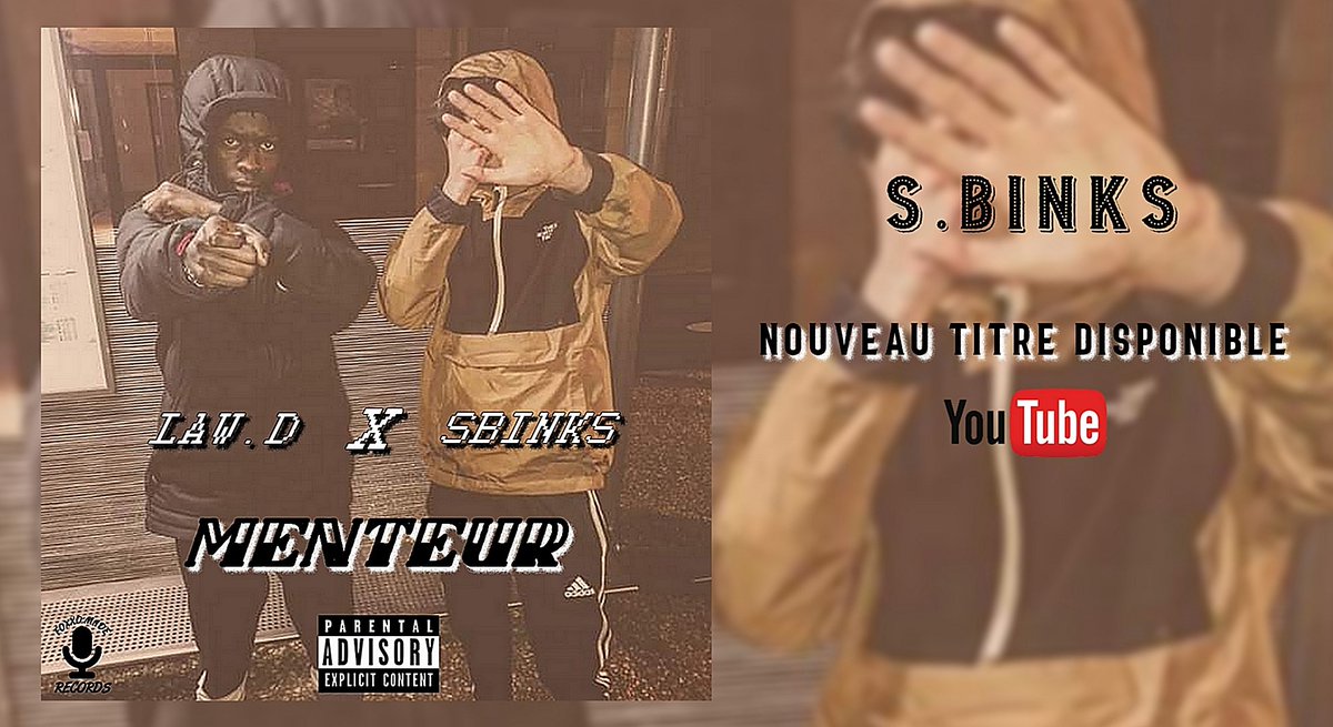 🔴🔊 Nouveau #single ''#Menteur'' en #feat avec <a href="/lawd_official/">LAW.D OFFICIAL⚡</a> disponible sur #Youtube ⚡🔥🔊
.
🎙️<a href="/FoxxoMadeRec/">Foxxo Made Records</a>
.
#rap #rapfreestyle #rapfr #rapfrancais #frenchrap #fr #rappeur #trap #rapmusic #rappeurfrancais  #rapfrancais #france #paris #np #tbt
📍
🔴🔊🔗youtu.be/t1NXckB2uIE