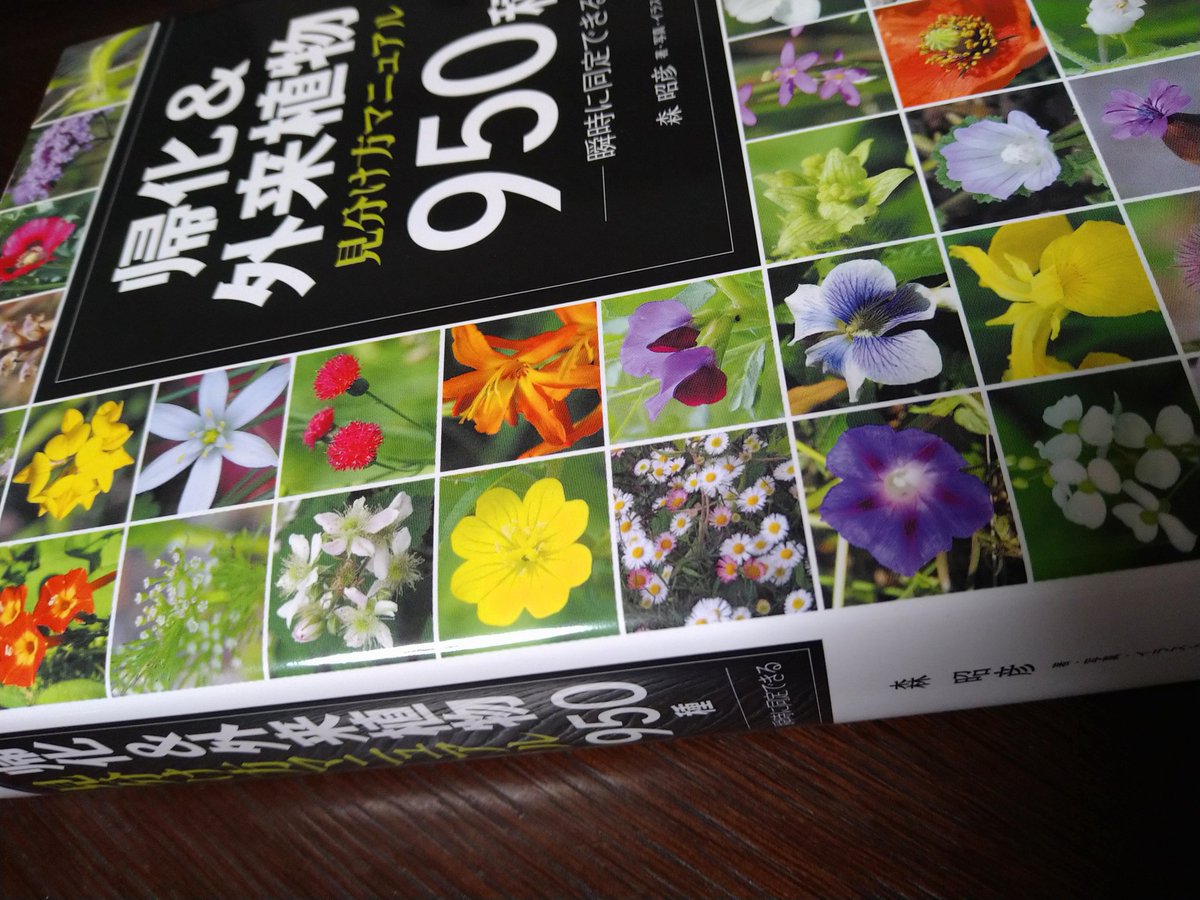 ふじたま 本が届いた 今日はいい日だ 帰化 外来植物見分け方マニュアル950種 768ページ