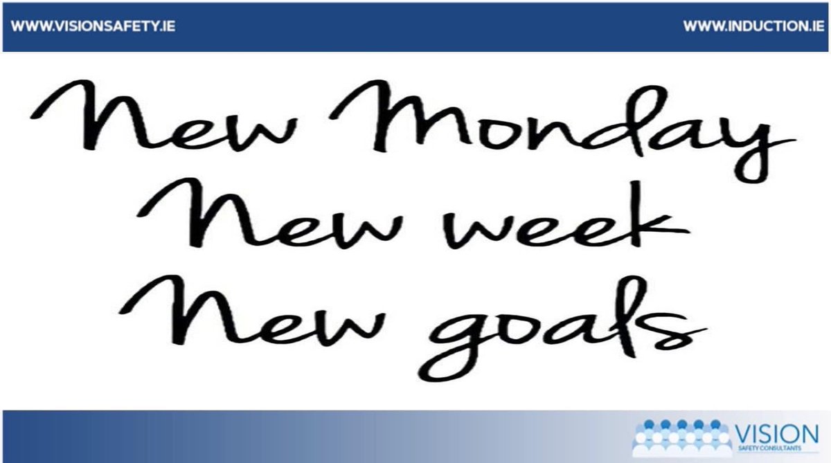 Monday motivation! #MondayMotivation #Motivation #VisionSafety #Safety #OccupationalSafety #EventSafety