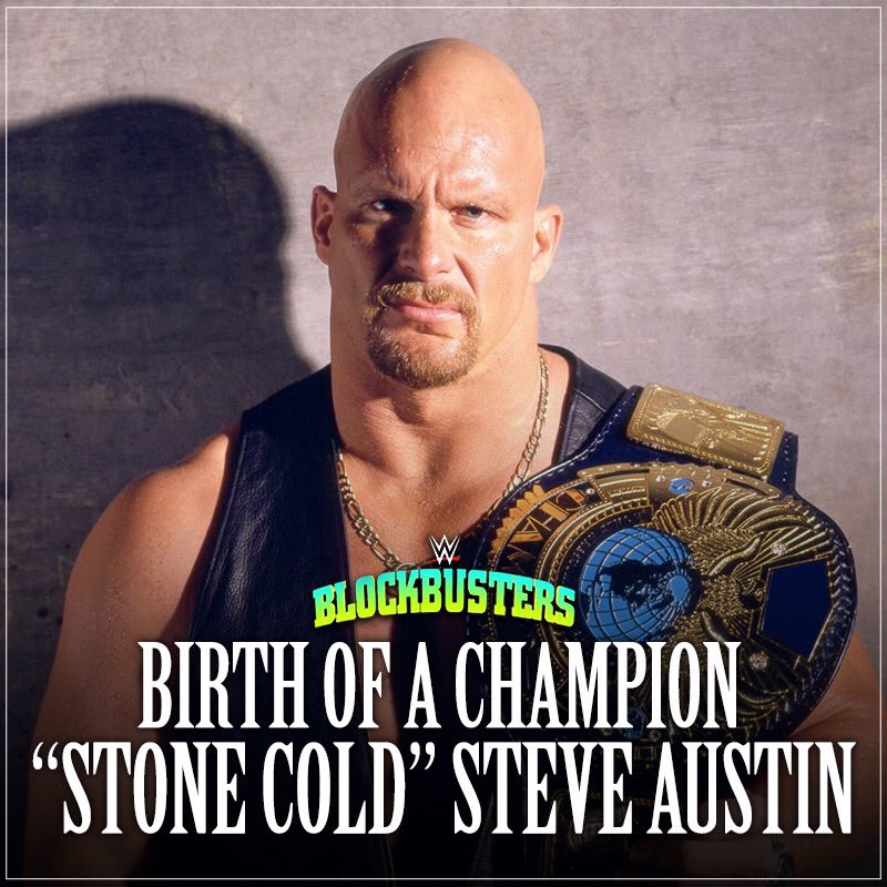 WWEIndia's tweet photo. WHAT?! Witness the historic #WrestleMania XIV in its entirety TONIGHT, where @steveaustinBSR won his FIRST #WWEChampionship! 💀
Watch #WWEBlockbusters at 8 PM on Sony Ten 1 & Sony Ten 3. https://t.co/5ZQX4CaeYy