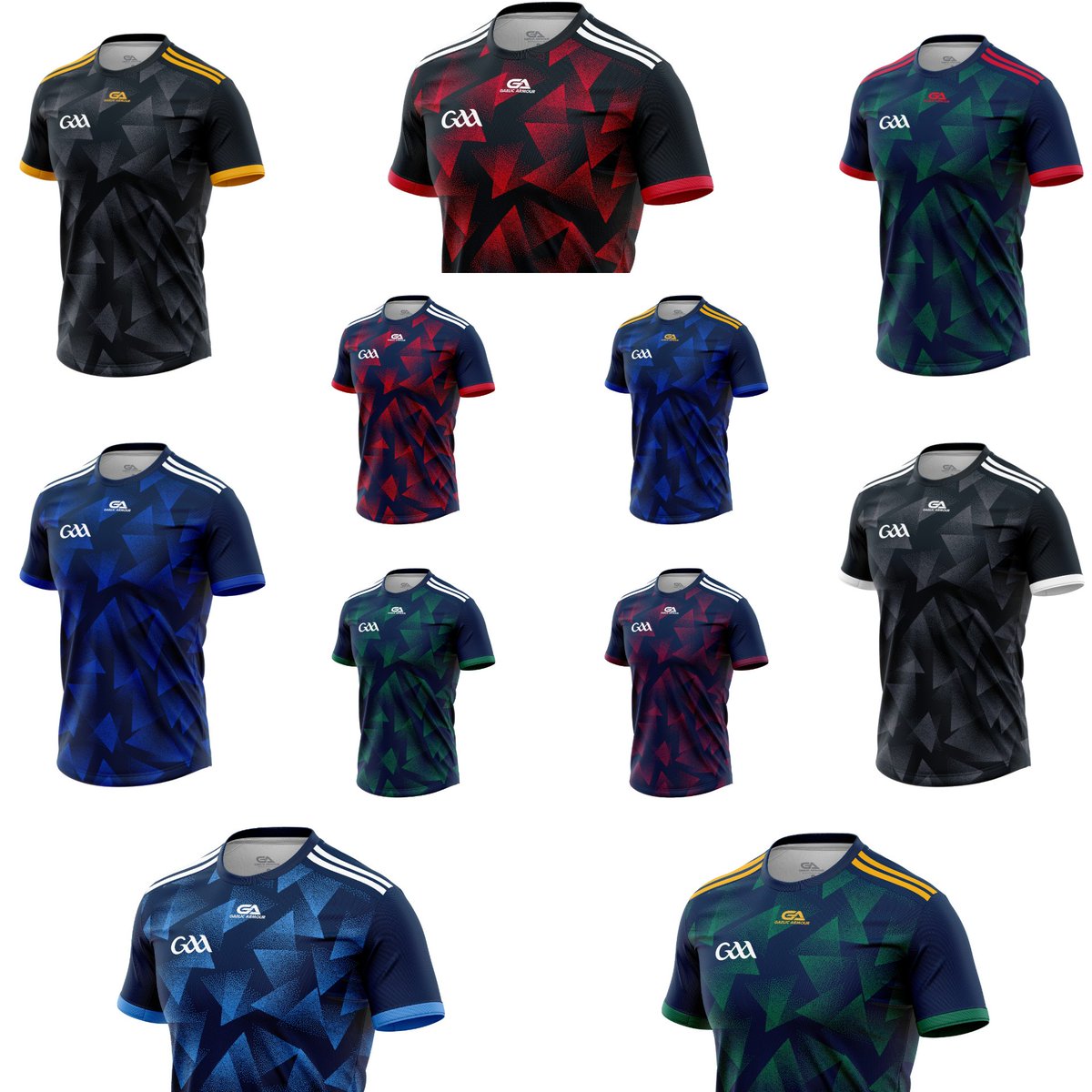 GerRobaldo34's tweet photo. Your team in a Semi Final or Final? Fully Licenced Training jerseys in 12 different colour ways available from this Friday. One week turnaround 👌👌 Give me a shout for price info. #Myclubshop #GaelicArmour https://t.co/YinWKuvCu9