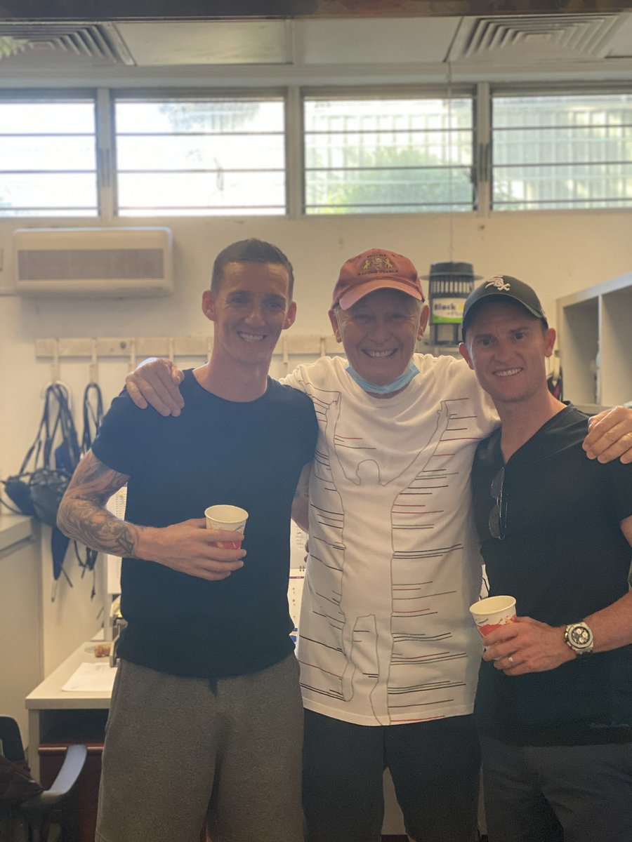 The good old team !!!  

#Teammoore #BeautyGeneration #Zacpurton #HKracing