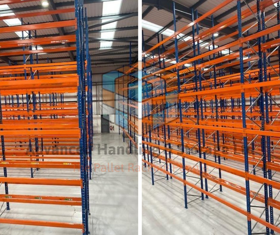 Advancedh's tweet image. Another recently completed second hand racking job. All supplied, delivered &amp;amp; installed by us. This is our second hand PSS racking and has absolutely transformed the space!
Great work team!
#TeamAdvanced #SecondHand #PSS