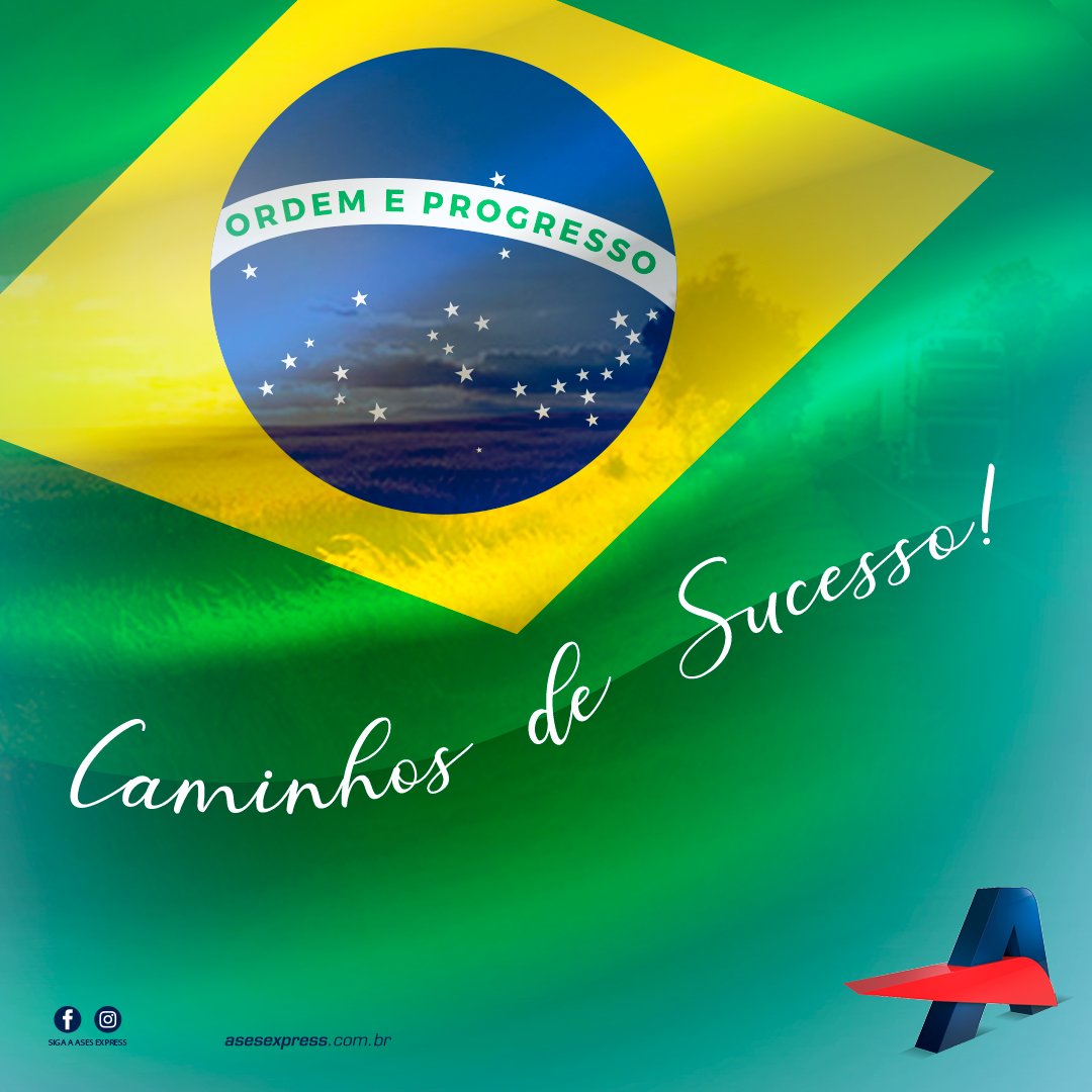 AsesExpress's tweet photo. Norte, Sul, Leste e Oeste... nossos caminhos riscam esse amado chão, nos levando fortalecidos para uma entrega vitoriosa e uma chegada cheia de alegrias!

#ases #asesexpress #7deSetembro
#IndependênciadoBrasil https://t.co/VFMawvVeEy