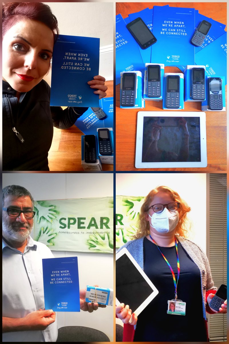 Bernionthemove's tweet photo. A massive thanks to @tescomobile and all who support us @STLT_Everywhere. 
We dropped off £530 of tech to @SPEARLondon who were thrilled! 

12 x Tesco Mobile sim cards/phones = £463
2 phones &amp; tablet = £66

That was the last of our phones and tablets...can you #HelpUsGrow?! 🌱❤️ https://t.co/3iGwHJrFpb