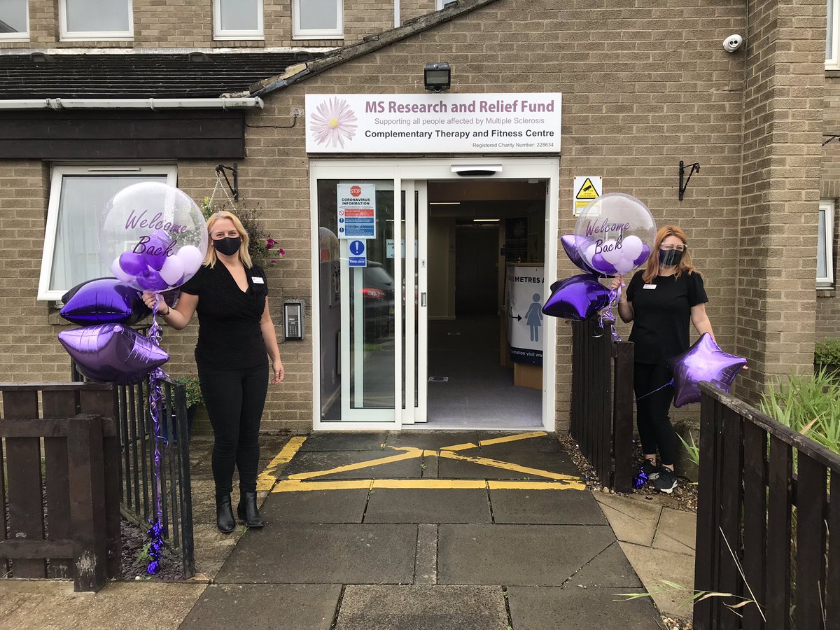 MSRRFcharity's tweet photo. MS Research and Relief Fund are extremely happy to welcome back people with MS for free services today! 

Following 6 month Covid 19 lockdown MSRRF are opening our doors once again! 

#therapycentre #MultipleSclerosis #fitness #morpeth #Northumberland #free https://t.co/HU8daJ55aO