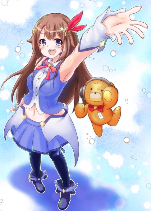 #ときのそら3周年 #soraArt
そらちゃん3周年ってまじ?おめでとう!
2年前に描いたそらちゃん再掲でお祝い! 