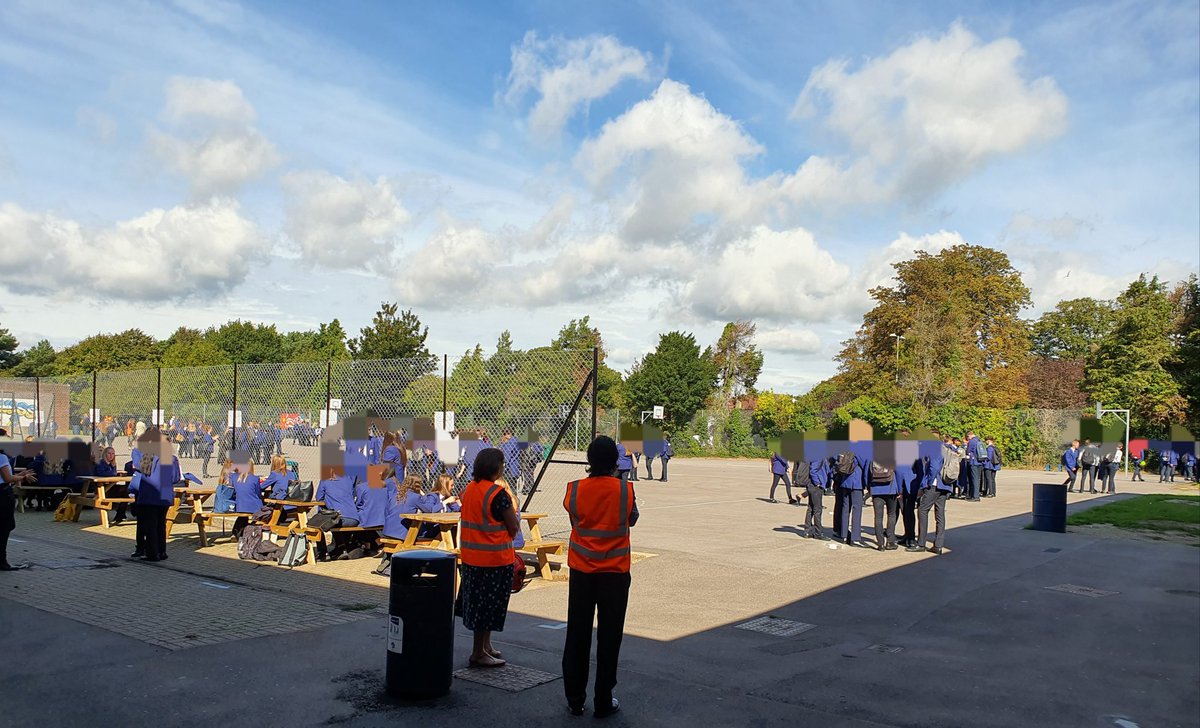 gatewaytrustCEO's tweet photo. So...we've navigated start of the day, extended tutor time &amp; the big logistical details of break time. Lesson time now before staggered lunch time begins then staggered finish too. Lots of lessons learnt already. Phenomenal pupils, superb staff. #CamsAndProud #lotsofpositives https://t.co/hNrgQe7E9s